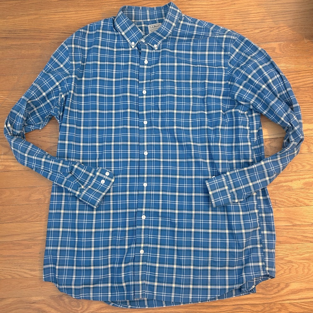 L.L. Bean Traditional Fit Men’s Casual Shirt - XXLT